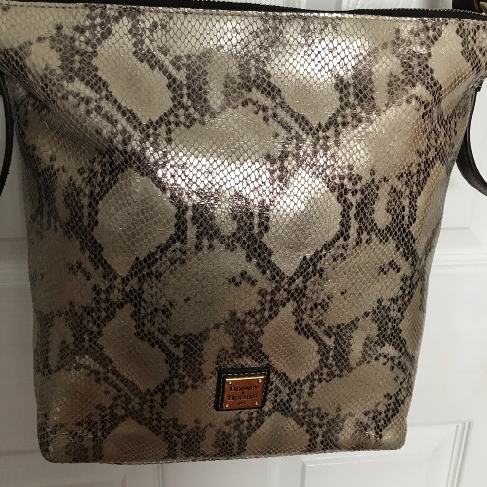 Dooney and Bourke large snakeskin bag